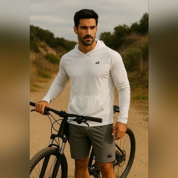 Gator Waders BRKLNE Men’s 3XL Gray Stretch Fishing Utility Shorts Outdoor Sport - Picture 1 of 8